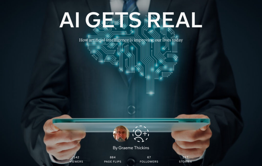 "AI Gets Real" magazine cover
