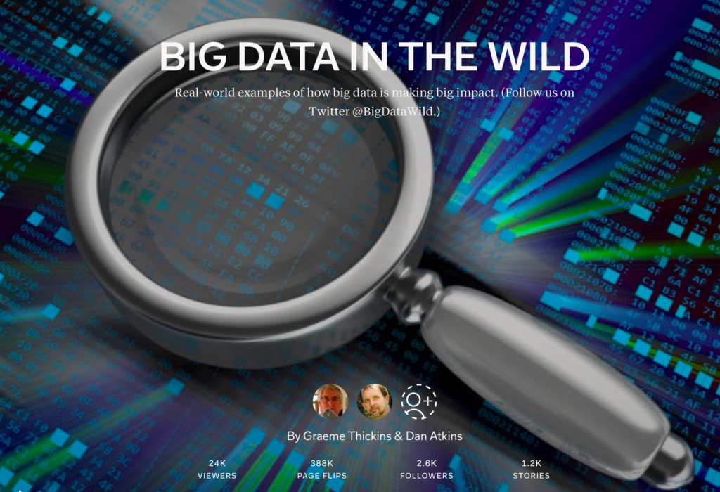 "Big Data in the Wild" magazine cover